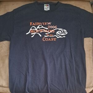 Fruit of the Loom Navy Graphic Tee